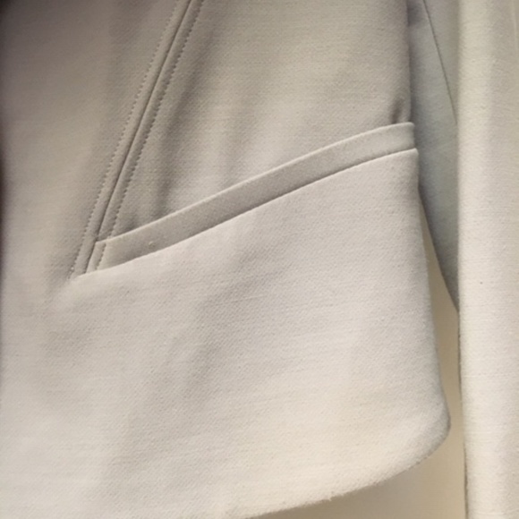 HELMUT LANG Light Gray Single Button Blazer Jacket - Picture 6 of 11